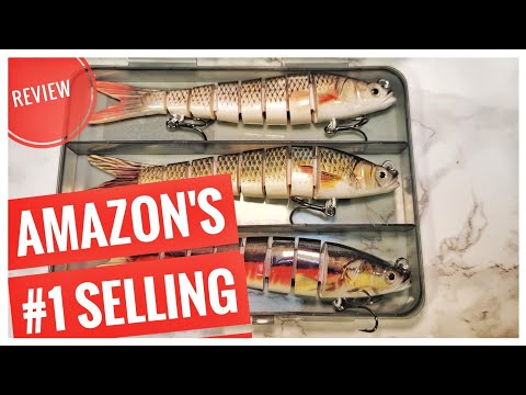 REVIEW TRUSCEND Fishing Lures Multi Jointed Swimbaits AMAZON'S #1 BEST SELLING